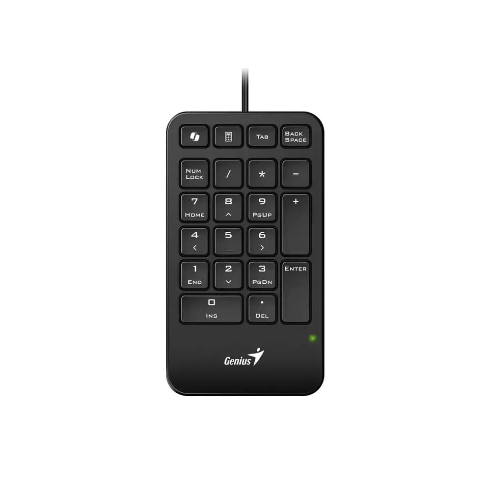 TASTATURA numerica Genius "NumPad 125", cu fir USB-A, 19 taste, silentioasa, tasta Copilot, negru, "31300019400" 4710268262718 — miniatură