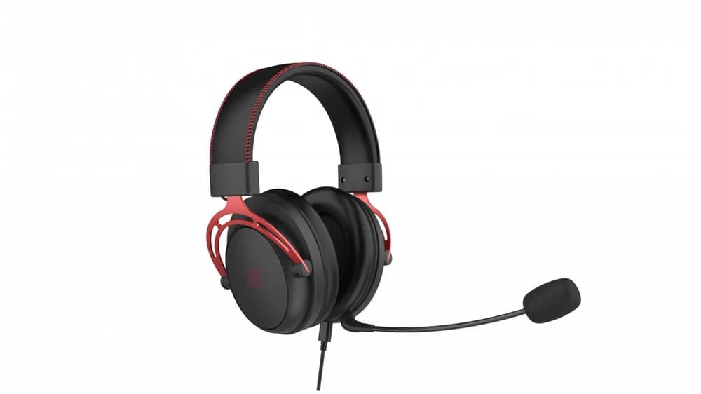 Căști de gaming Serioux Nimbus, cu mufă de 3,5 mm + USB 7.1, tip difuzor ∅53 mm, sensibilitate difuzor: 120 ± 3 dB, răspuns în frecvență: 20Hz-20KHz, Microfon: omnidirecțional, Sensibilitate microfon: -38 ± 3 dB, Impedanța microfonului: ≤ 2.2KΩ (maxim), Tensiune nominală: 5V, rosu-negru — miniatură