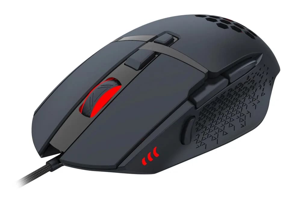 Mouse gaming Serioux Tobis, Senzor Sunplus 192, 1000-6400 DPI, switch HUANO, pana la 20 milioane de click-uri, 8 Butoane, 3 moduri de iluminare RGB, cablu USB 1.5M, plug and play, compatibil cu Windows 2000/XP/9X/VISTA/7/8/10 — miniatură