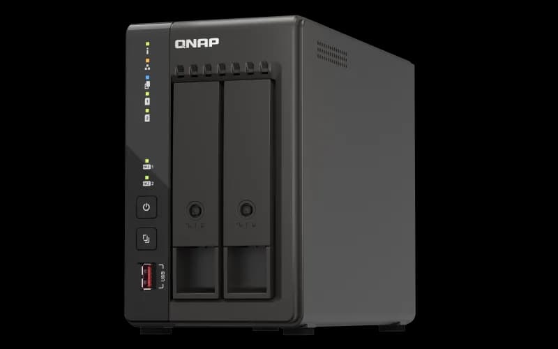 NAS QNAP 253E 2BAY 2.6GHZ TWR SATA "TS-253E-8G"