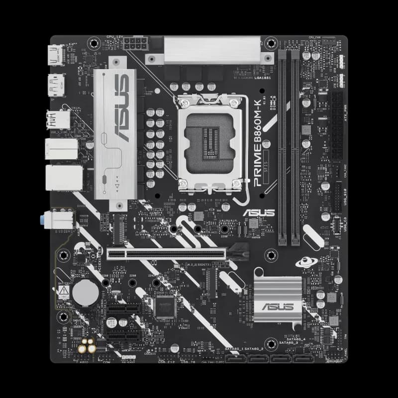 Placa de baza ASUS PRIME B860M-K, LGA 1851, DDR5, Micro-ATX