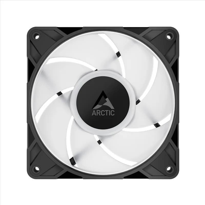 Set 3 ventilatoare Arctic "P12 Pro A-RGB - 3 Pack", 120mm, 600 - 3000 RPM, FDB, 77 cfm, 4-Pin Fan Plug + 4-Pin Socket, lungime cablu 400 mm + 80 mm Daisy-Chain, negru, "ACFAN00310A" - 4895265000126 — miniatură
