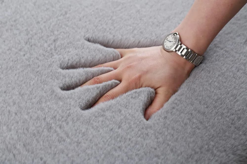 Covor Heinner Shaggy soft blanita Gri 50x90 cm — miniatură