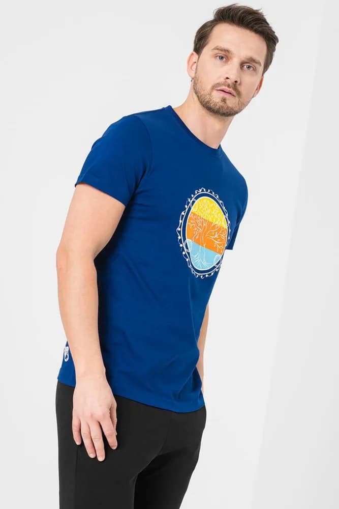 TRICOU ROATA FAMILIE BARBATI ROYAL BLUE-L — miniatură