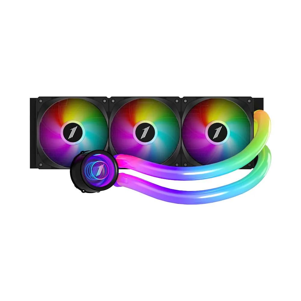 Cooler Procesor 1stPlayer MT(IS)-360-BK, Lichid, 12 cm, 3 ventilatoare, aRGB