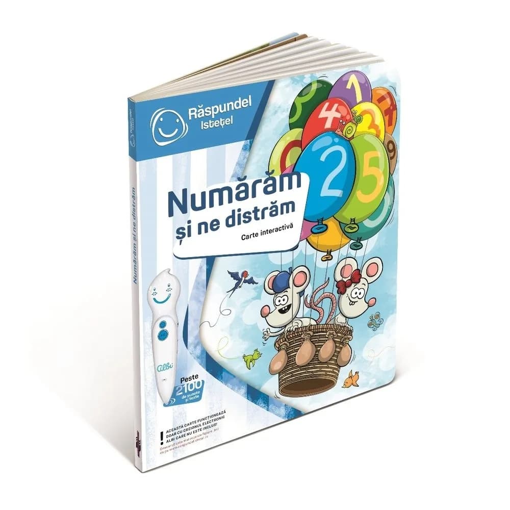Raspundel Istetel, Carte - Numaram Si Ne Distram, ALBI - BLACKFIRE — miniatură