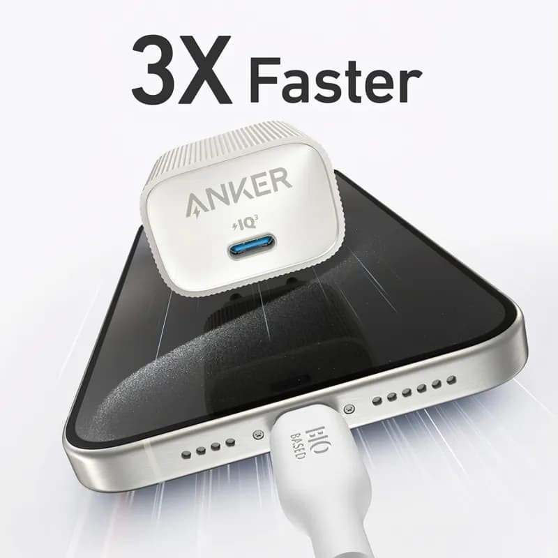 INCARCATOR retea Anker "511 Nano 4" 30W, 1 x USB Type-C, alb, "A2337G21" - 0194644139018 — miniatură