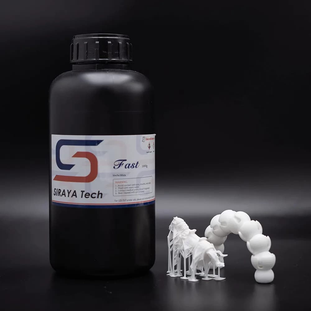 Filament Siraya Tech Fast ABS-Like – 1 kg – Mecha White — miniatură