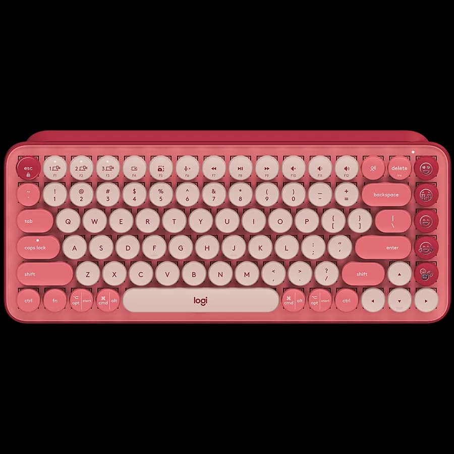 LOGITECH POP ICON COMBO - ROSE - US INTL - BT - INTNL-973 "920-013142"