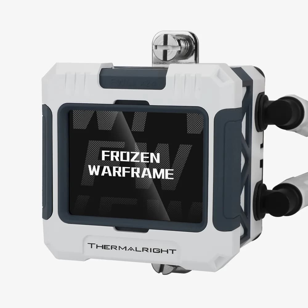COOLER Thermalright "Frozen Warframe 360 White Argb ", racire cu lichid, 3 x 120mm, 2000 rpm, ARGB, alb "Frozen Warframe 360 White Argb " — miniatură