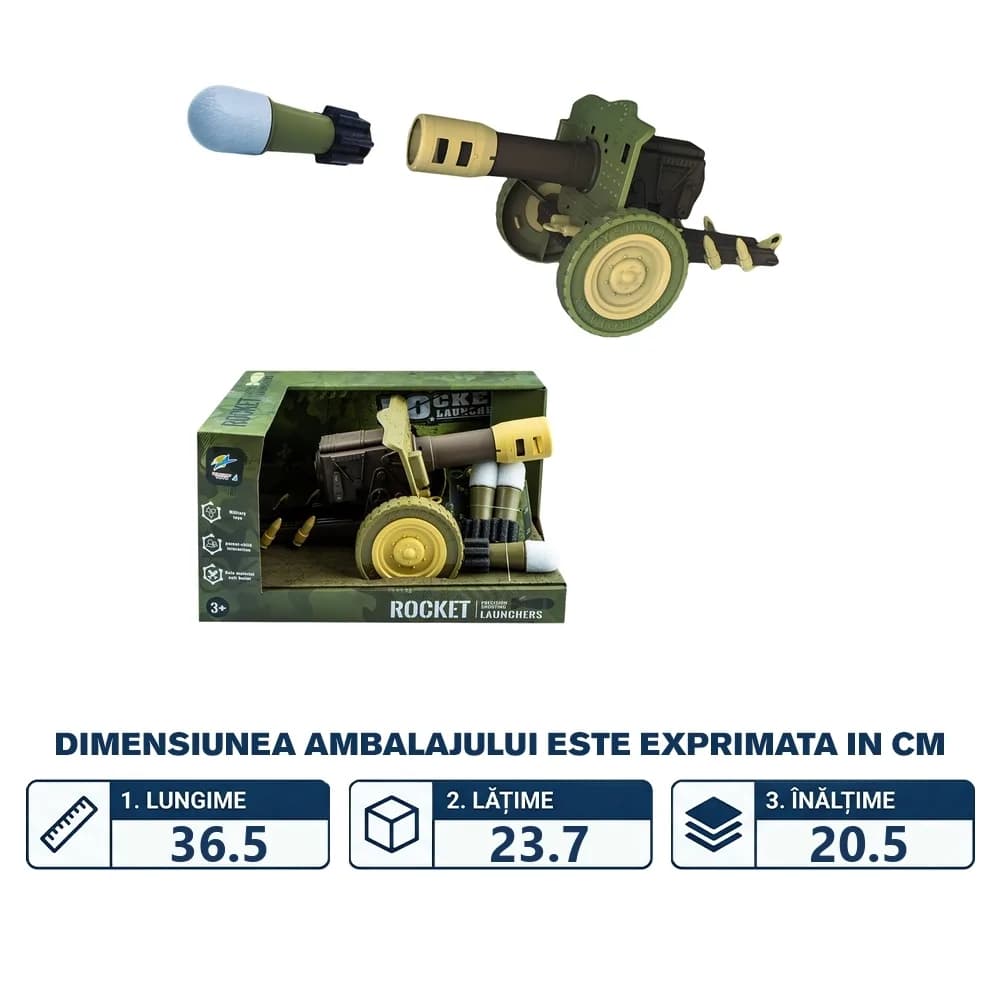 Tun cu proiectile — miniatură