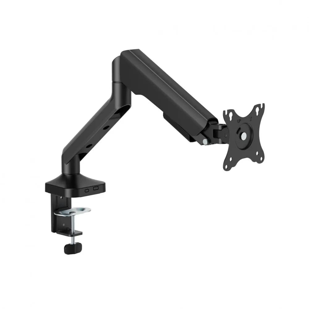 Brat monitor Serioux, tehnologie arc cu gaz, compatibilitate dimensiune ecran 17"-40" greutate suportata (per ecran) 2~12kg, VESA 75x75,100x100, Tilt +90° ~-90°, Swivel +90°~-90° — miniatură