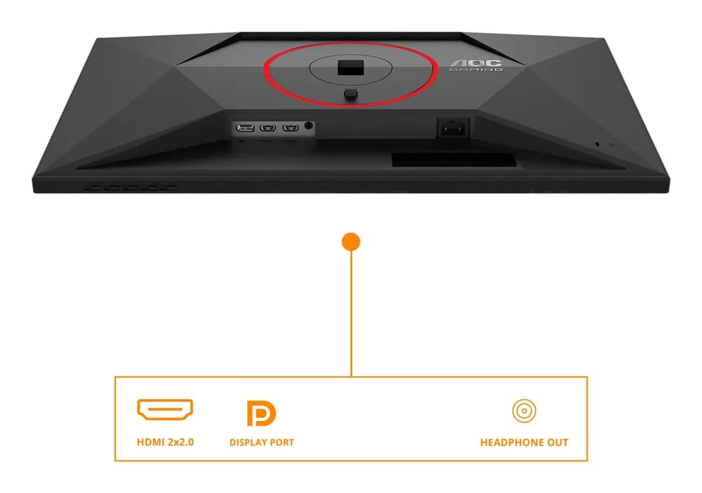 Monitor Gaming Fast IPS LED AOC 27" Q27G4ZR, QHD (2560 x 1440), HDMI, DisplayPort, Pivot, 160 Hz, 0.3 ms (Negru) "Q27G4ZR" — miniatură
