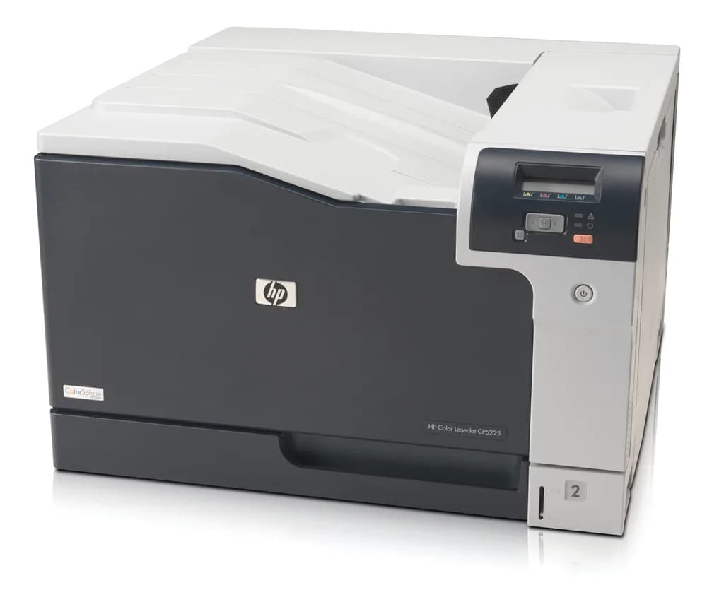 Imprimanta Laser Color HP CP5225N, A3, Functii: Impr., Viteza de Printare Monocrom: 20ppm, Viteza de printare color: 20ppm, Conectivitate:USB|Retea, Duplex:nu, ADF:nu "CE711A" — miniatură