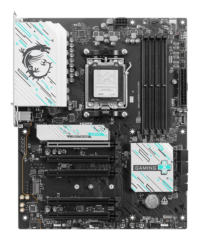 Placa de baza 7E57-002R AMD B840 Socket AM5 ATX 256 GB "7E57-002R" — miniatură