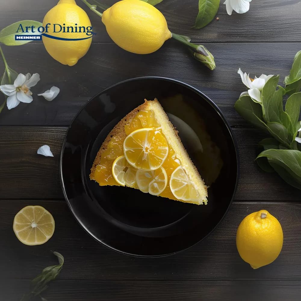 SERVICIU MASA DIN OPAL NEGRU 18 PIESE, CATANIA, ART OF DINING — miniatură