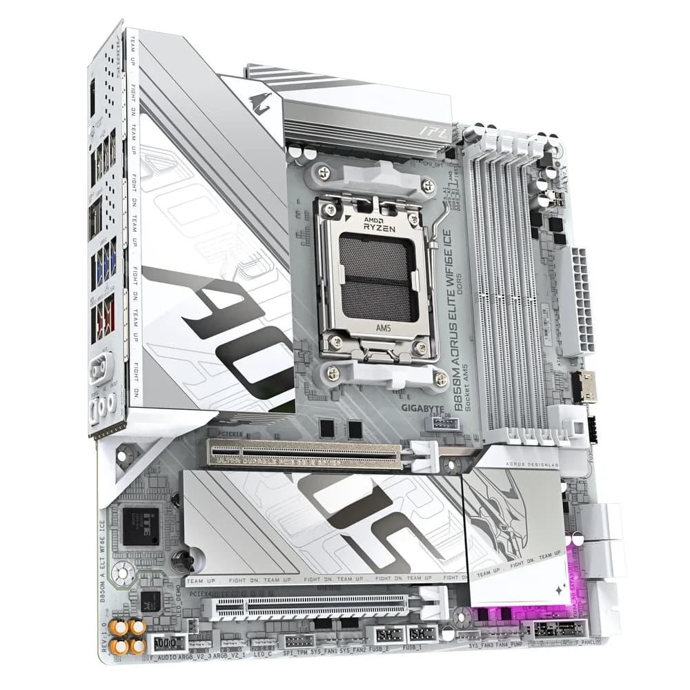 B850M AORUS ELITE WIFI6E ICE "B850M AORUS ELITE WIFI6E ICE" — miniatură
