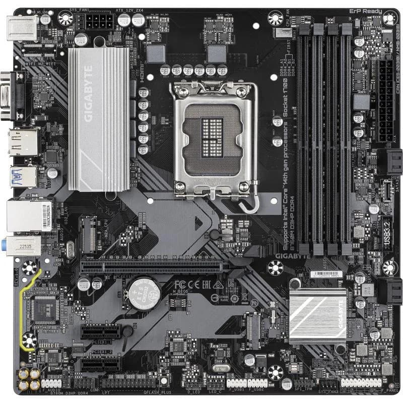 Placa de baza Gigabyte B760M D3HP, Socket 1700, DDR4, Micro-ATX — miniatură