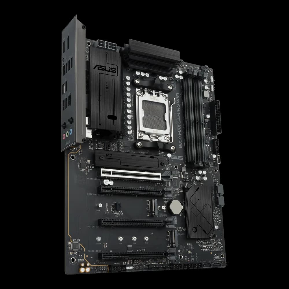 Placa de baza Asus B850 MAX GAMING WIFI, AM5, DDR5, Negru "B850 MAX GAMING WIFI" — miniatură