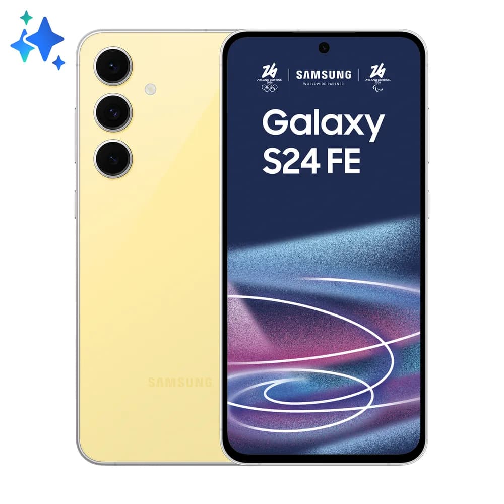 Smartphone Galaxy S24 FE 128GB 8GB RAM 5G Dual SIM Yellow "SM-S721BZYDEUE"