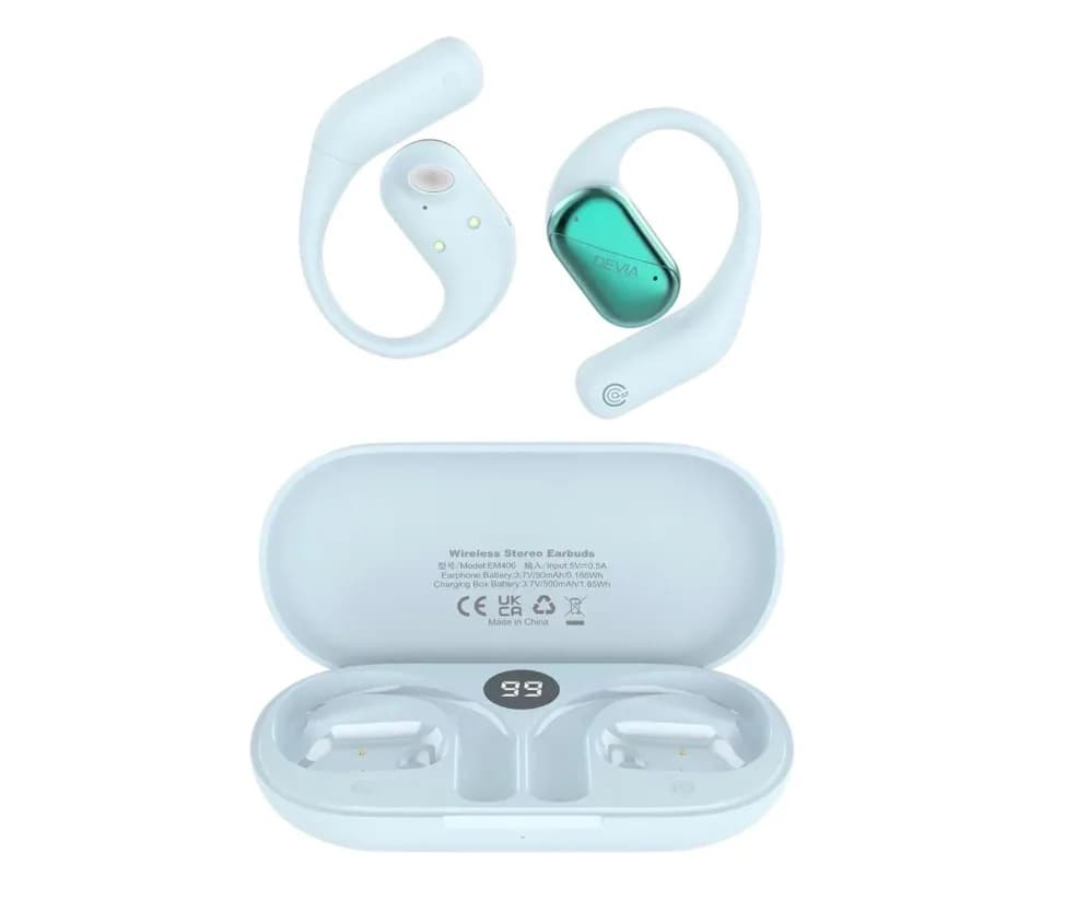 Devia Casti Bluetooth Wireless Open-Ear OWS Lite1 Albastru
