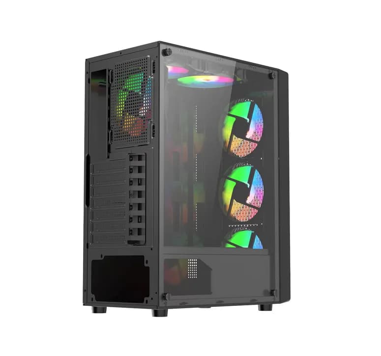 Carcasa PRO GAMING DUNE, RGB, Mid Tower, Black — miniatură