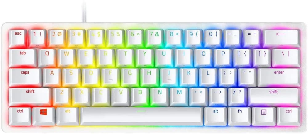 Tastatura Mecanica Gaming Razer Huntsman Mini, USB, Alb