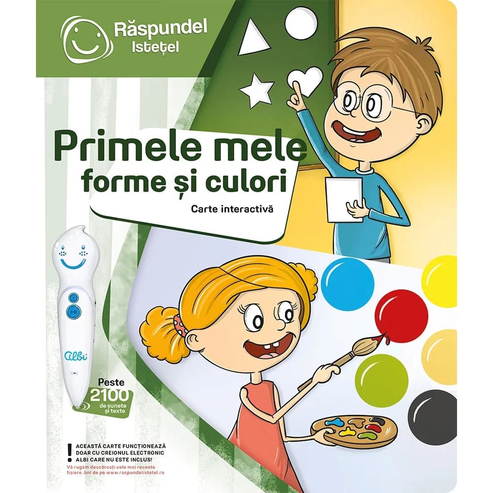 Raspundel Istetel, Carte - Primele mele forme si culori, ALBI - BLACKFIRE — miniatură