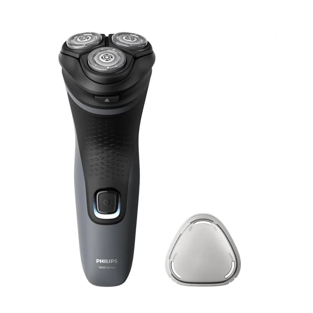 Aparat de ras PHILIPS Seria1000 S1142/00, Autonomie 40 min, 3 elemente de taiere, Gri, L x A x I (mm) 80x100x190