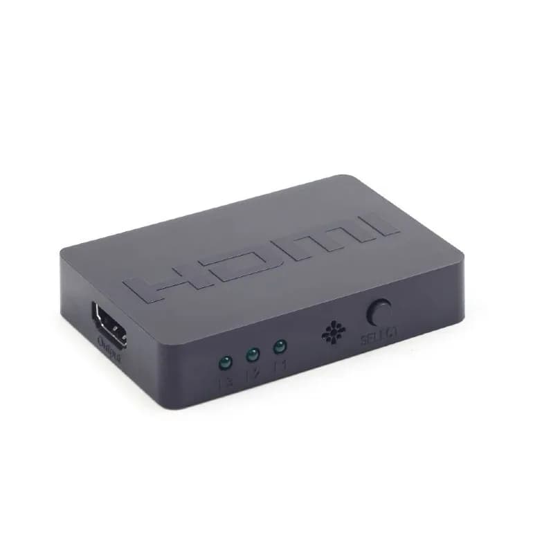 SWITCH video GEMBIRD, switch 3 device la 1 Monitor, conector 1: HDMI (M) x 3; conector 2: HDMI (M), "DSW-HDMI-34"