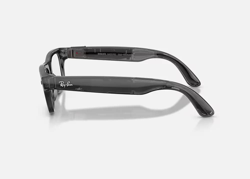 Ray-Ban Meta Blayzer Optics Gen 2 AI Glasses Shiny Transparent Black/Demo — miniatură