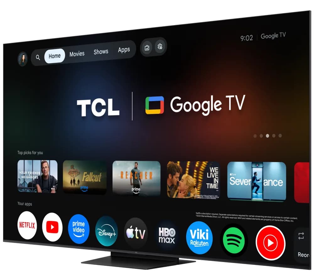 Televizor TCL QD-MiniLED 85MQLED75L, 214 cm, Smart Google TV, 4K, Onkyo (Model 2026) — miniatură