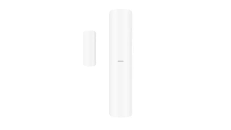 Contact magnetic wireless AXPRO Hikvision DS-PDMC-EG2-WE, frecventa operare: 868MHz, transmisie: Tri-X Wireless, criptare: AES-128, distanta comunicare: 1600m, metoda de detectie: deschidere contact, SSI(Signal Strength Indicators), Environment Temperature Indication, 2 x tamper, intrare alarma