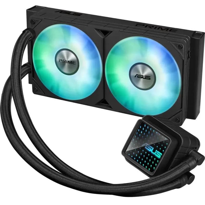 Cooler Procesor ASUS Prime LC 240 ARGB, Lichid, 12 cm, 2 ventilatoare, aRGB — miniatură
