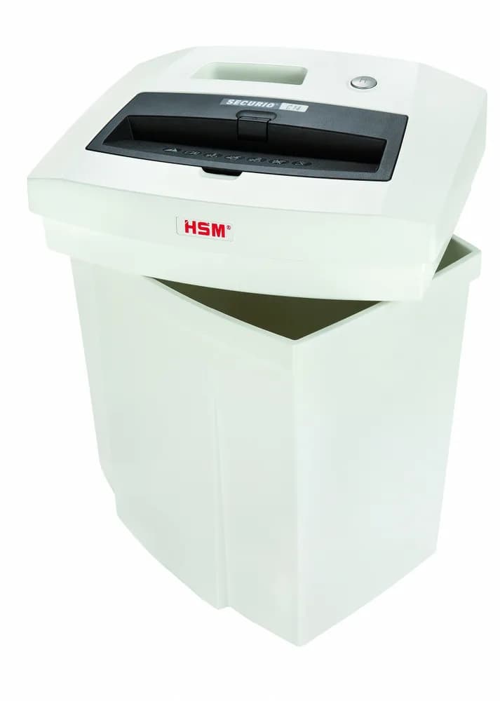 Distrugator documente manual HSM Securio C14, 5-6 coli, cross cut (4 x 25mm), securitate 4 "H-2253111" — miniatură