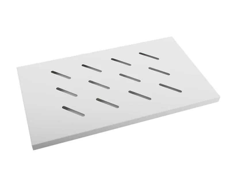 Poliță fixă 19" 1U / 486x270 mm,  max. 120 kg, gri