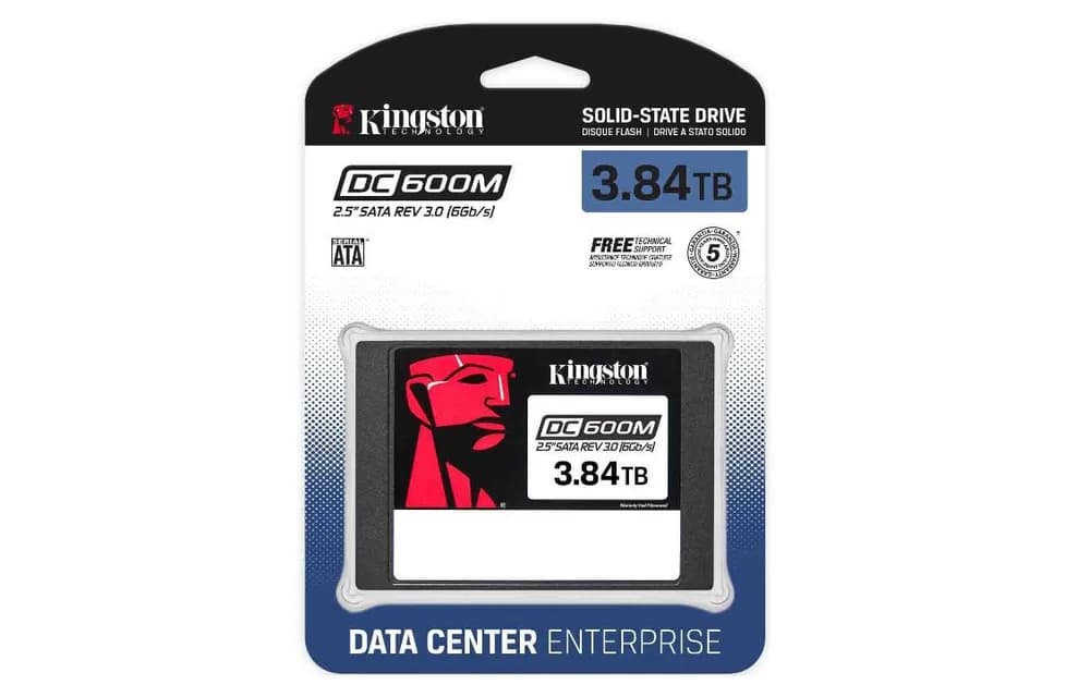 SSD intern Kingston DC600M, 3.8 TB, SATA, 2.5 inch — miniatură
