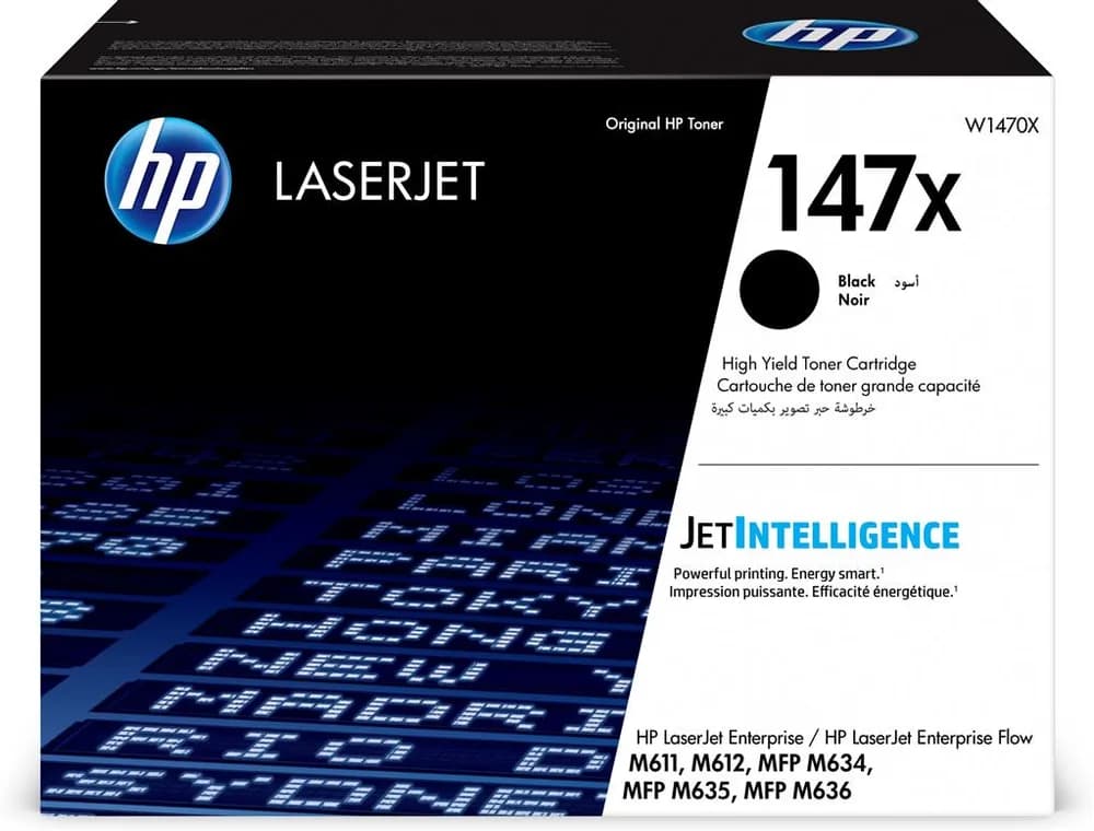 Toner Original HP Black, nr.147X, pentru Enterprise Flow MFP M611|M612|M635|M636&nbsp;, 25.2K, "W1470X"