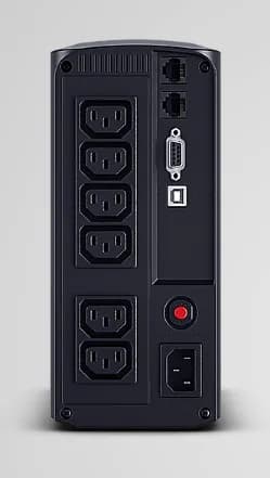 UPS CYBER POWER Line Int. cu manag,LCD,tower,700VA/390W,AVR,6xIEC C13,LCD,1x12V/7Ah,Backup 1- 8 min,incarcare 8h,USB,port RS232,combo RJ45,GreenP "VP700EILCD" — miniatură