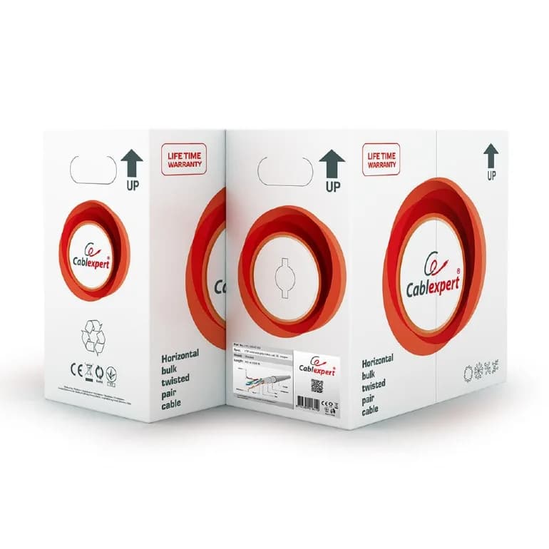 ROLA CABLU FTP GEMBIRD, Cat5e, 305m, Cupru, Litat, AWG24, "FPC-5004E"