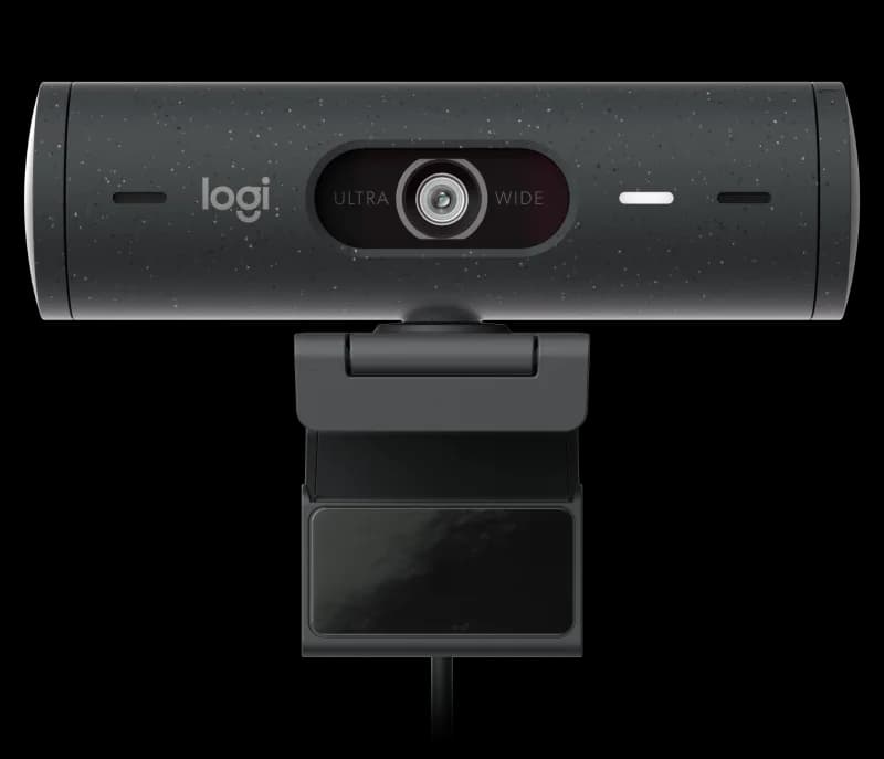 Camera Web Logitech Brio 500, rezolutie video Full HD, USB-C, Grafit