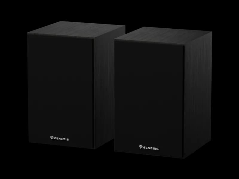 Boxe Genesis Arsen 302BT 2.0, putere RMS 10W x 2, frecventa raspusn 60 - 20000 Hz, material MDF, negru