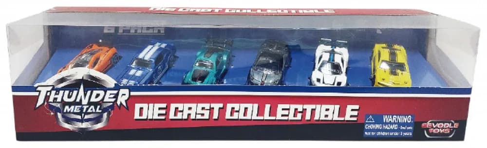 MACHETA DIE CAST, SET 6 MASINI CURSE, SCARA 1/64, 7.5CM, DIVERSE MODELE SI CULORI- PORTOCALIU, GALBEN, BLEU, NEGRU, ALBASTRU, ALB, MOV, ARGINTIU, CARAMIZIU — miniatură