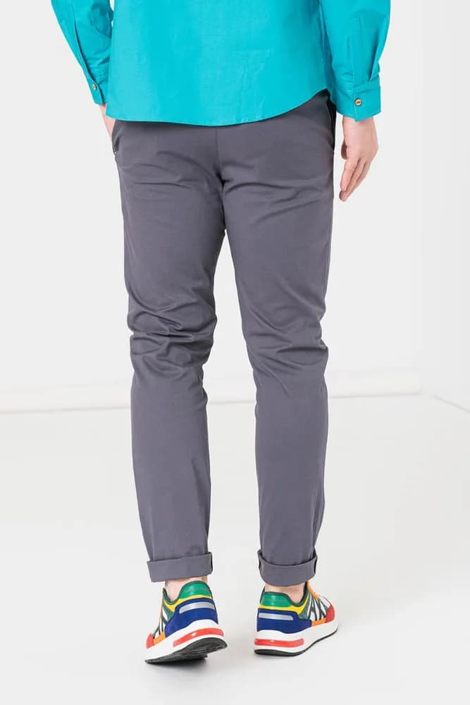 PANTALONI LUNG CASUAL BARBATI GREY L — miniatură