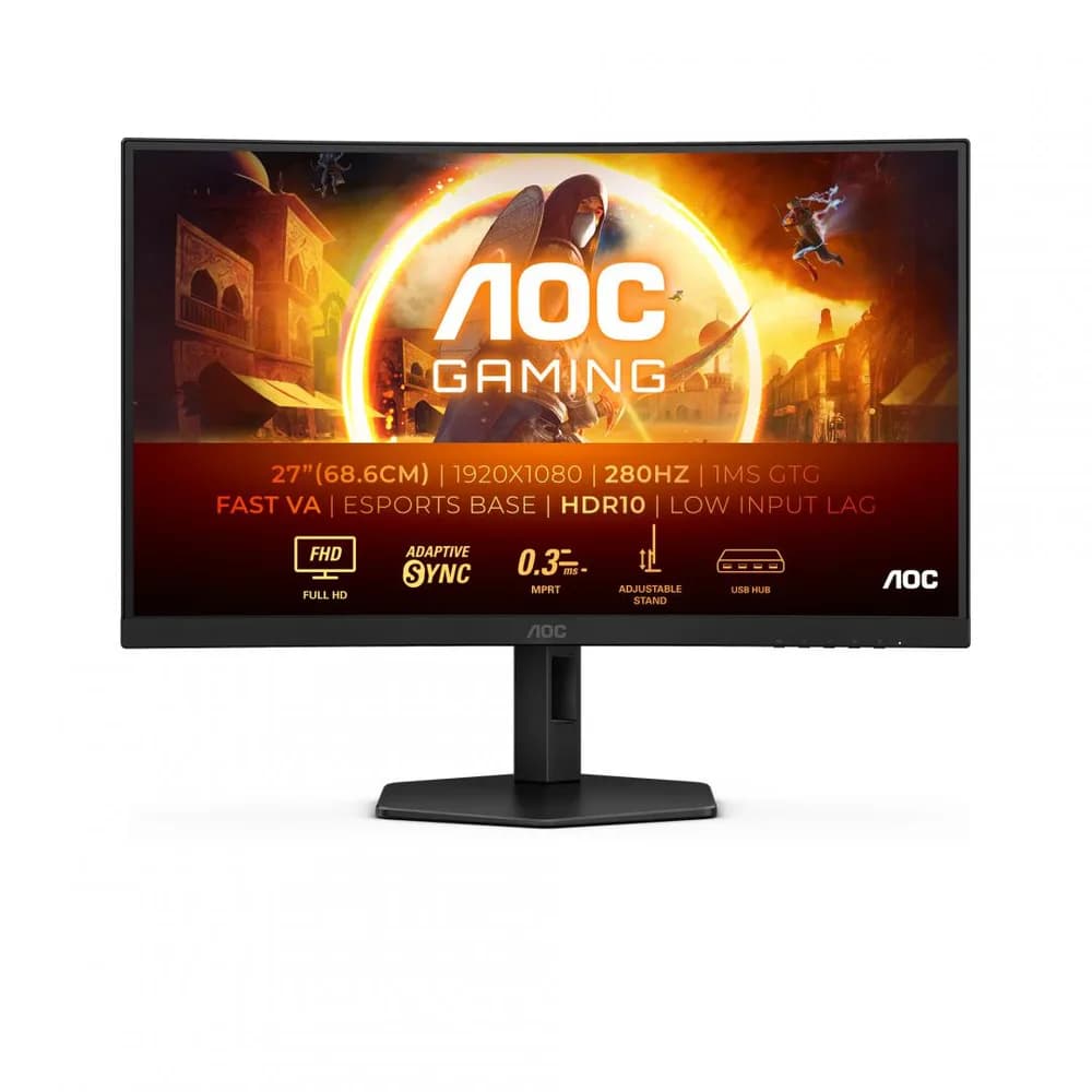 Monitor Gaming AOC C27G4ZXU, 27", 1920 x 1080 pixeli, Black
