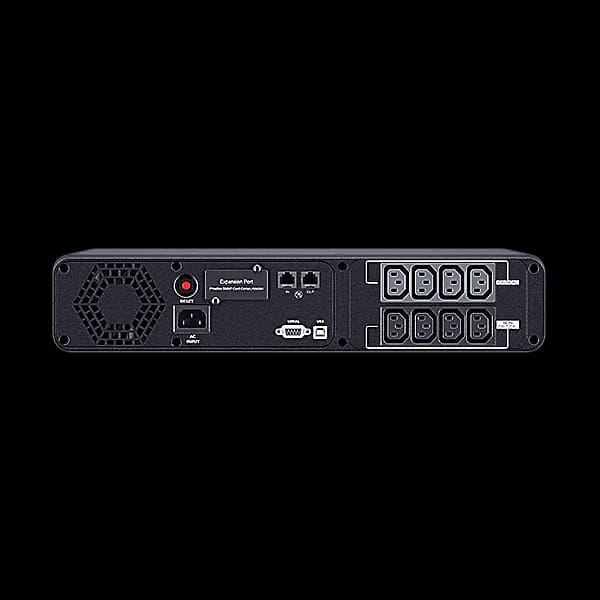 UPS CYBER POWER Line Int. cu Sinusoida Pura,rack 2U,2000VA/ 1200W AVR,8xIEC,LCD,2x 12V/9Ah,Backup 2-9min,incarc.8h,USB,RS232,RJ45,slot SNMP,GreenP,seria CP "CP2000EIPFCRM2U" — miniatură