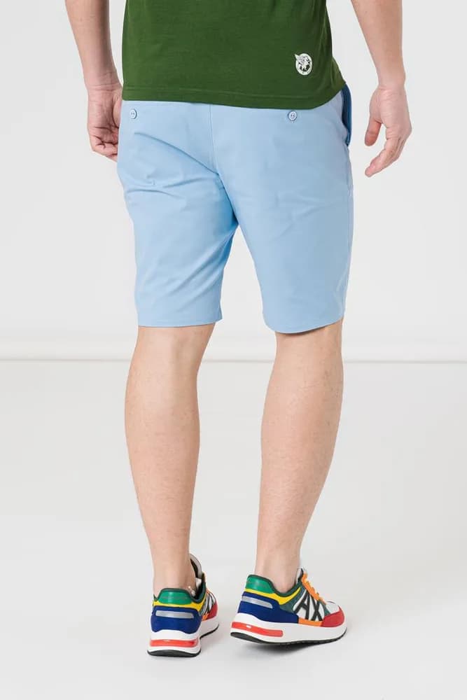 PANTALONI SCURT CASUAL BARBATI BLUE XL — miniatură