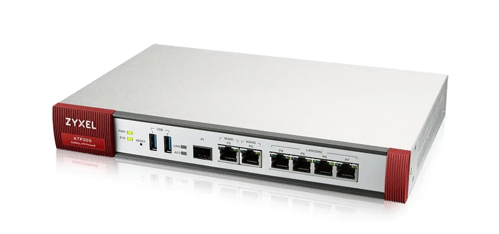 ROUTER ZYXEL ATP, wired, port LAN 10/100 x 4, port WAN 10/100 x 1, "ATP200-EU0102F"