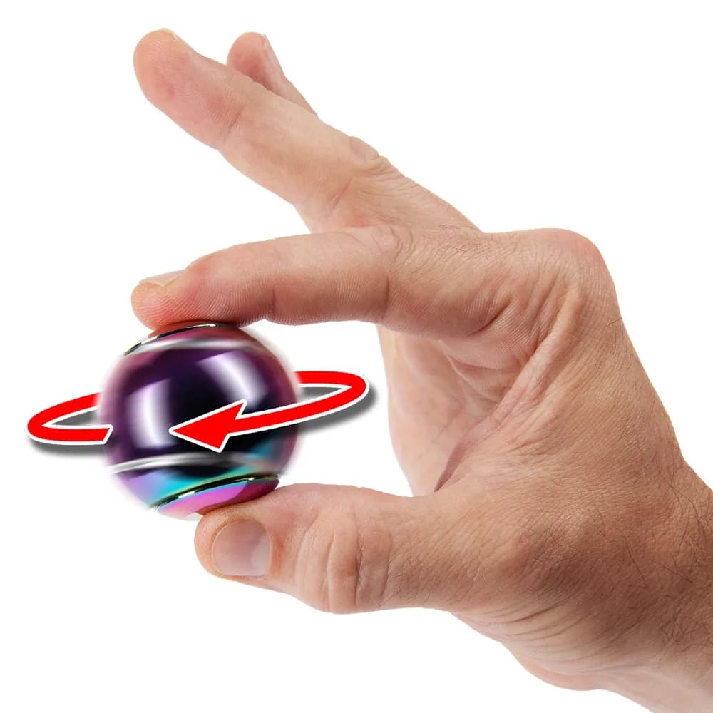 Bopster Spin Ball, Multicolor, Metalizat — miniatură