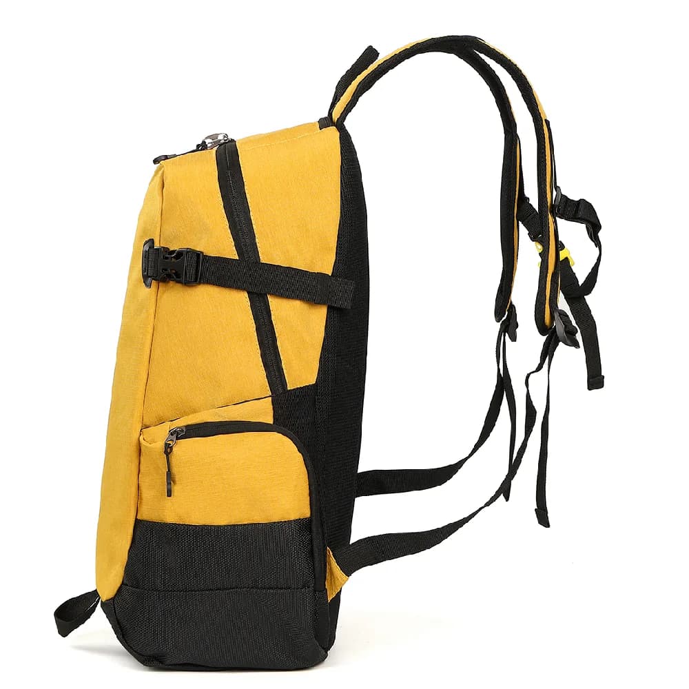 RUCSAC IGGY, 1 compartiment principal, 1 buzunar frontal, 4 buzunare laterale, nylon, 50x31x24.5cm, galben, "Adventure", 45506979 "IGBP-ADVENTURE" — miniatură
